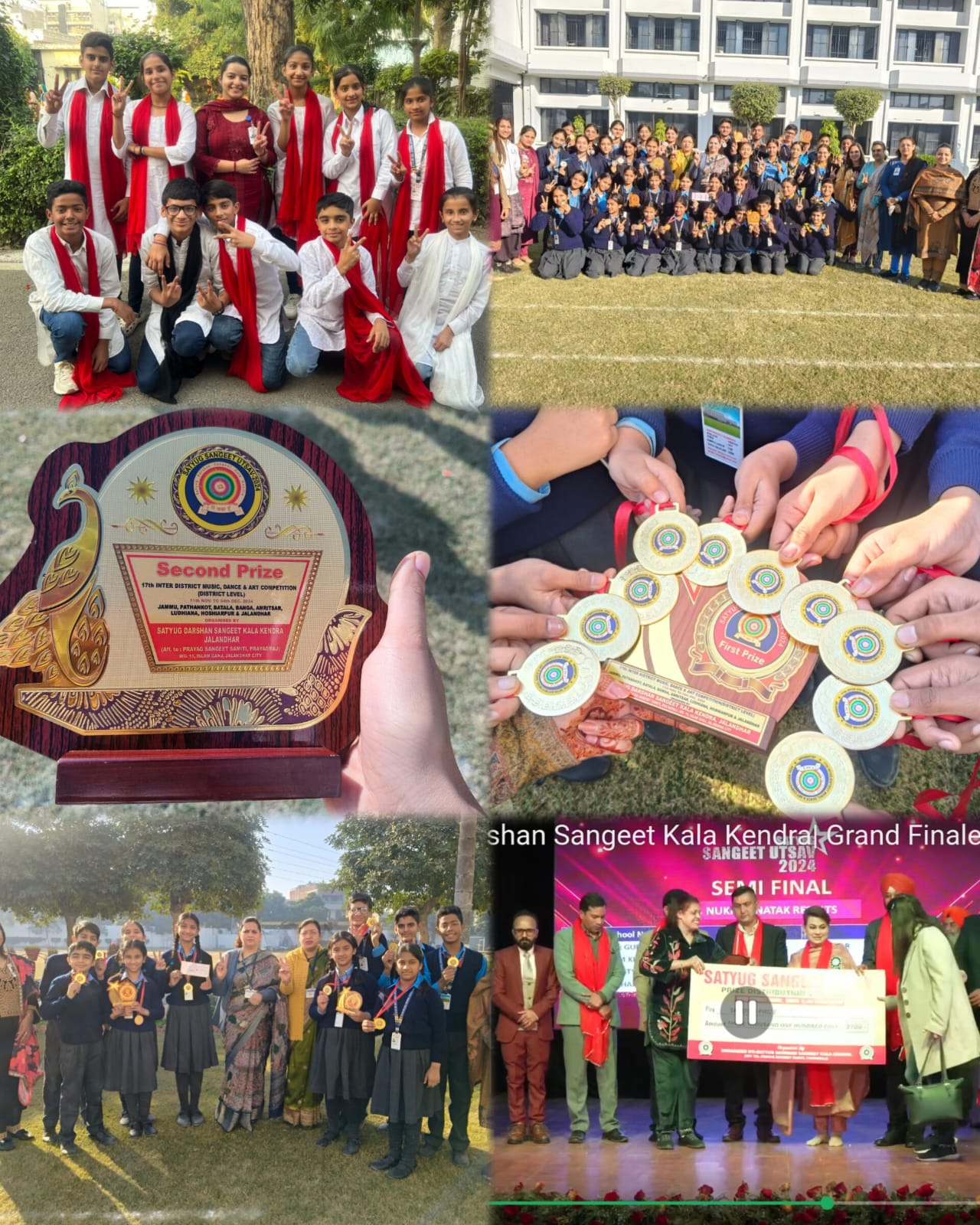 BVM Kitchlu Nagar Showcasing Artistic Talents, and Impressive Haul of Accolades at Kala Utsav by SATYUG DARSHAN SANGEET KALA KENDRA LUDHIANA